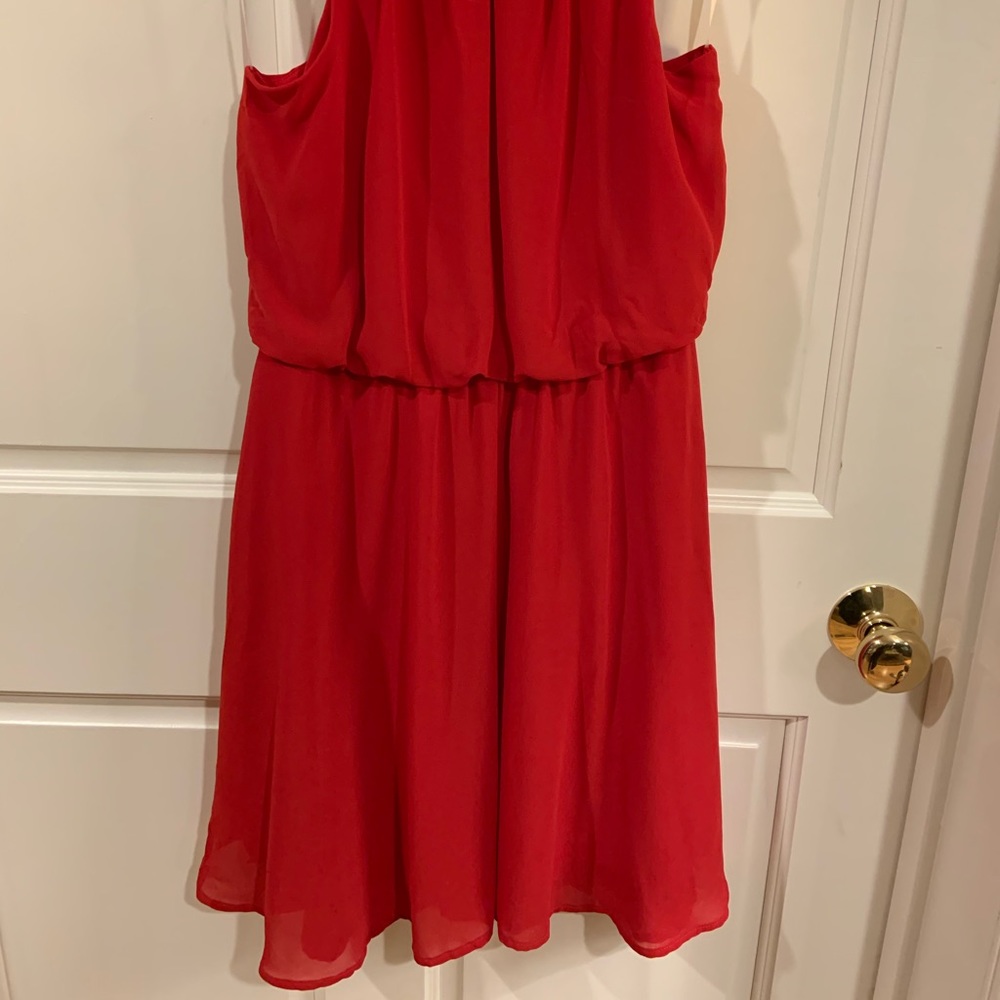Francesca’s Red Halter Dress NWT - Picture 3 of 3